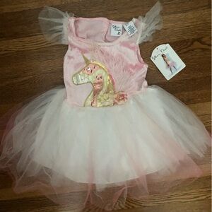 NWT Gillian’s Closet unicorn dress size 4 pretend play costume dressup